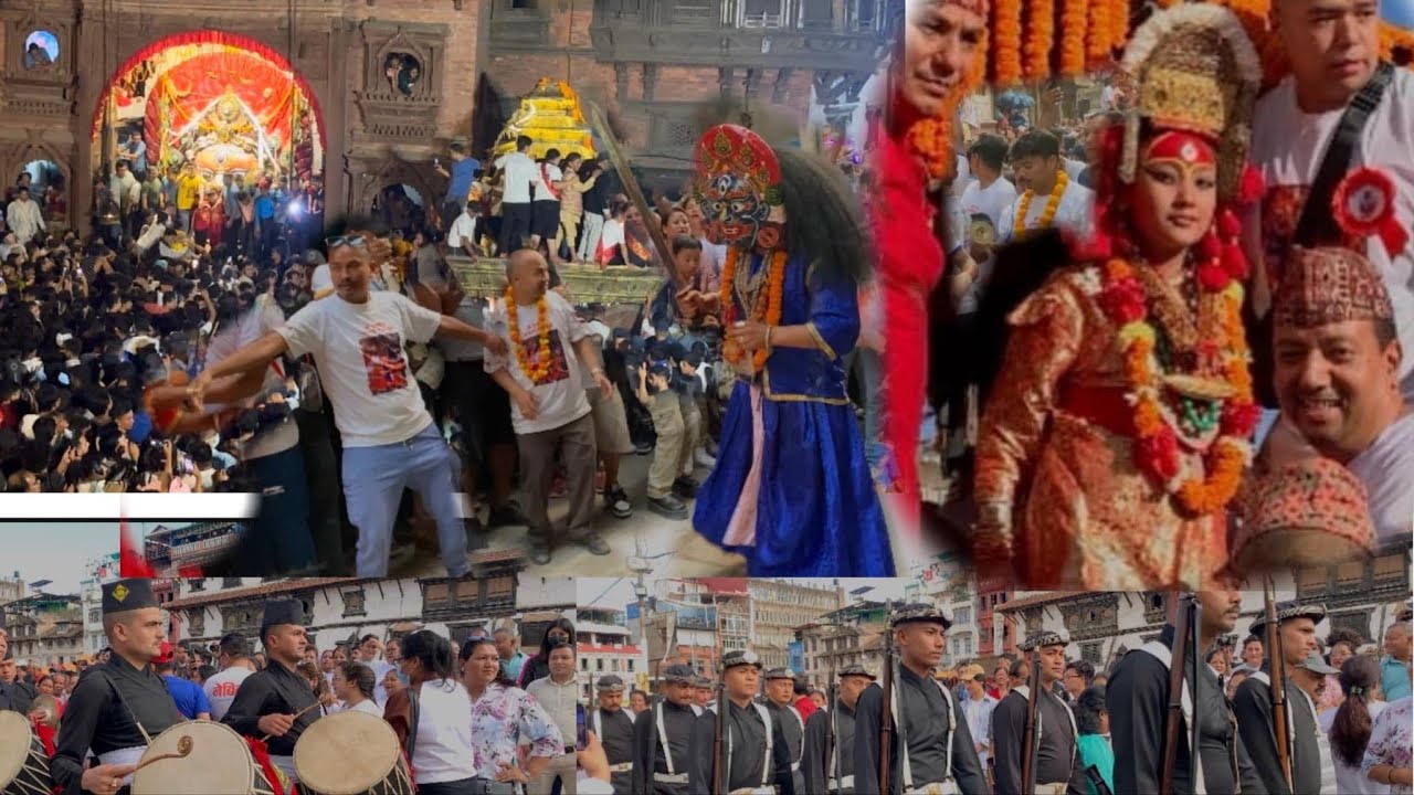 Indra Rath Name LADIES PULLING THE RATH FINAL DAY OF INDRA JATRA 2081#indrajatra - YouTube