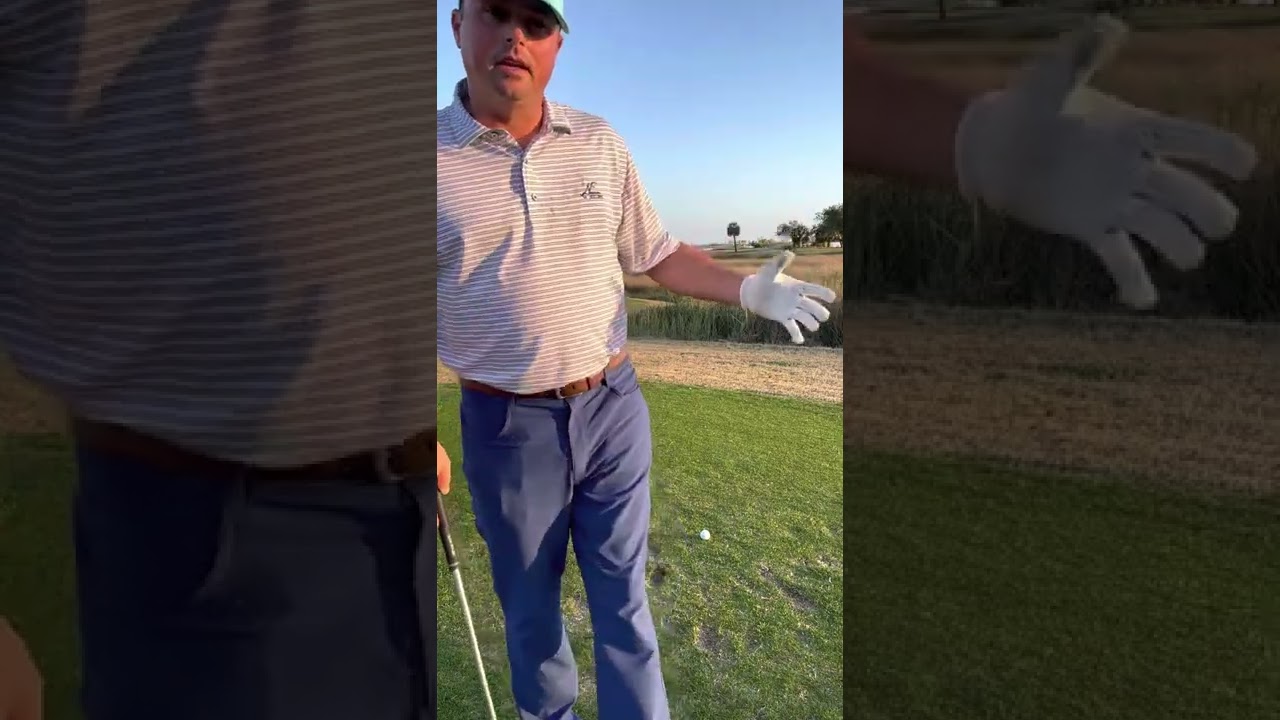 How to hit a draw in golf at the #5 signature hole at Baypoint Golf Club