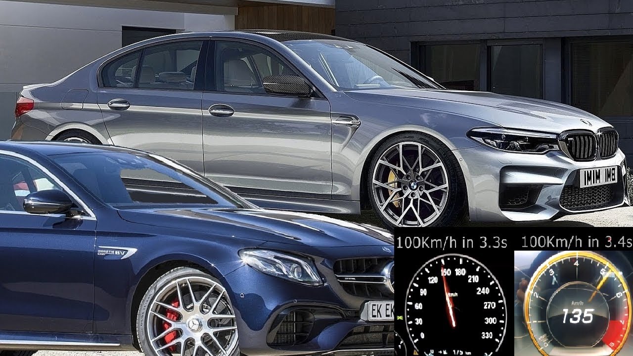 BMW M5 F90(G30) 2018 vs Mercedes Benz E63s W213 2018 Sound ...
