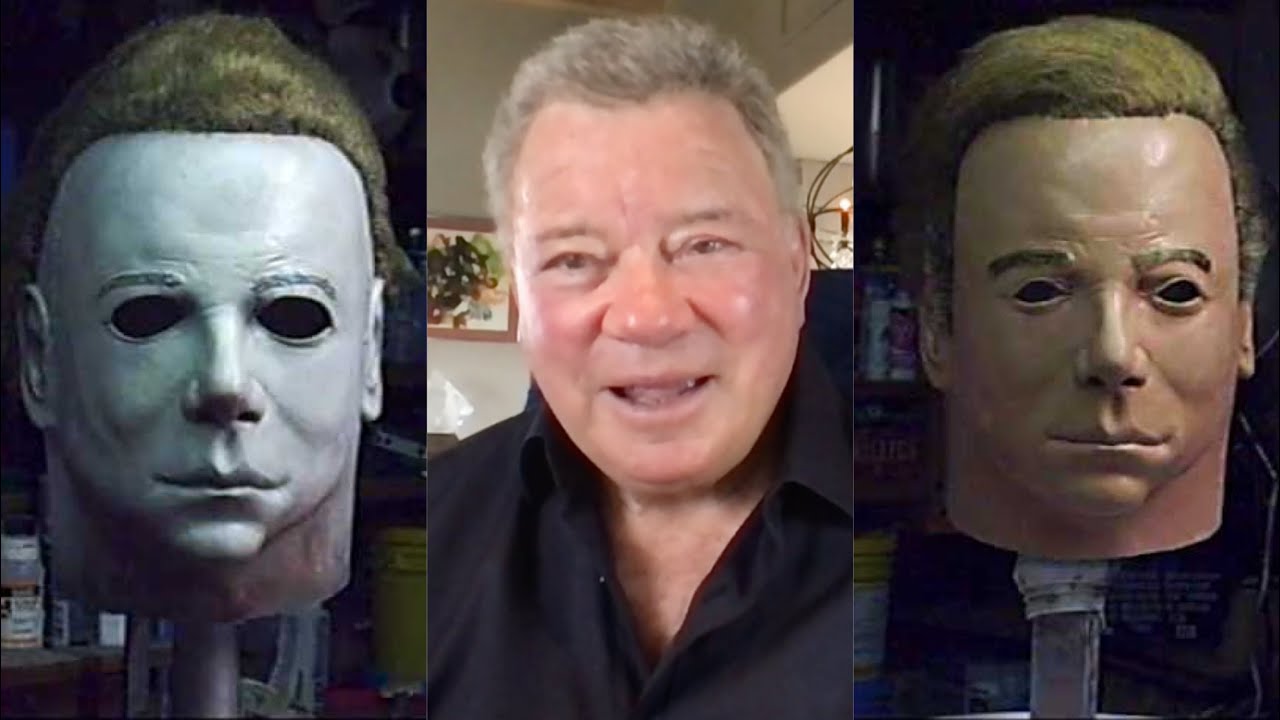 William Shatner Talks Michael Myers / Captain Kirk Mask | INTERVIEW - YouTube