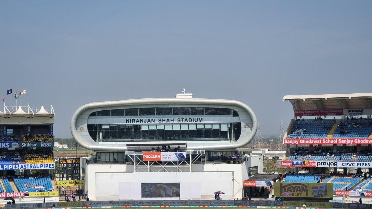 Atmosphere at Niranjan Shah Stadium | Rajkot