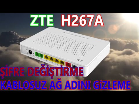 Superonline zte modem şifre değİştİrme