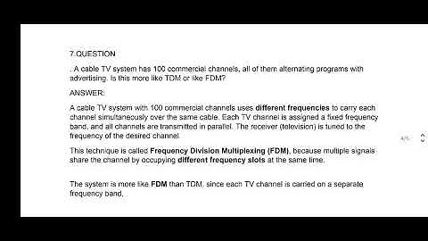 PCM sampling time, Shannon capacity, Nyquist, FDM/TDM, cable TV system, Internet over cable, CN