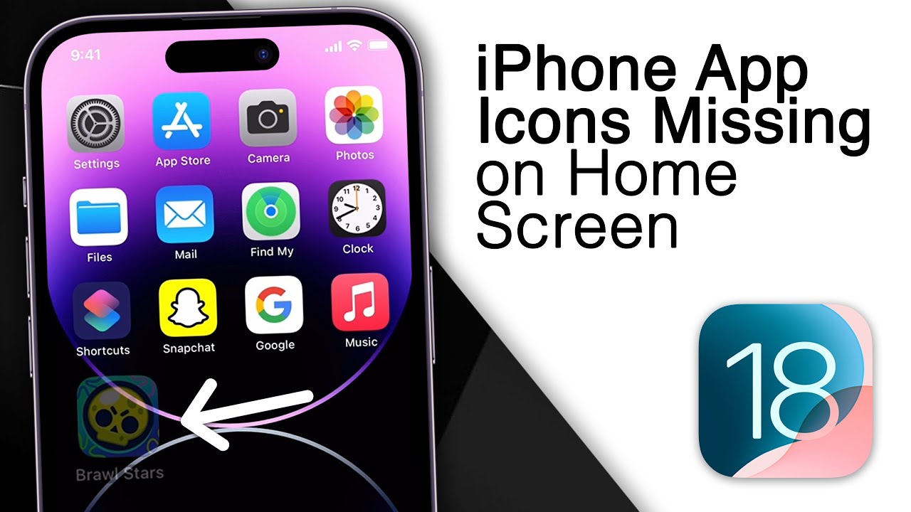 iPhone App Icons Missing On Home Screen! [iOS 18] - YouTube