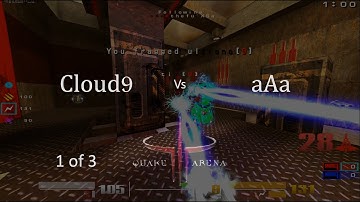 qlan 2004 final c9 vs aAa Quake 3 Arena CTF wcp15 2004-04-12 game 1 of 3