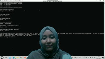 IT Telkom Purwokerto Praktikum Alpro [01-Variabel & Tipe Data] - [Rosyafitriana Putri Hrp][20101080]