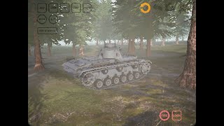 Retro game style exam for Tank Physics ”Desktop” version.