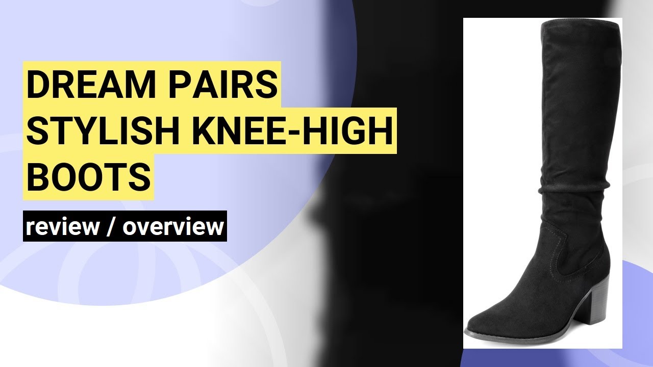 Review: DREAM PAIRS Women's Knee-High Suede Slouch Boots - Comfort & Style Tested!