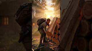 Mini World ASMR 🌲 Building a Cozy Wooden Cabin from Scratch | Relaxing No Talking
