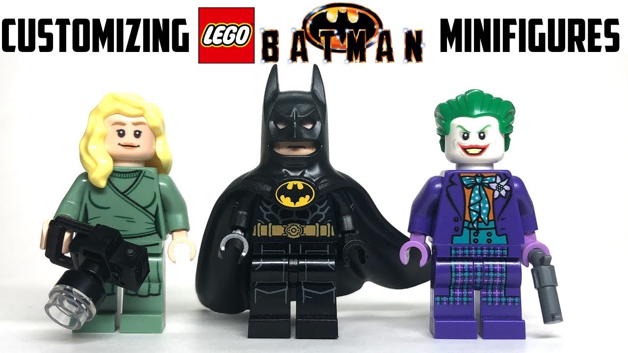 HOW TO UPGRADE the LEGO BATMAN 1989 Minifigures! 