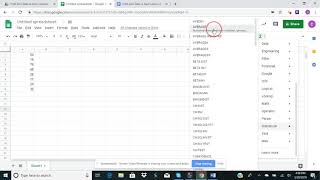 Using Google Sheets to Find Mean and Standard Deviation