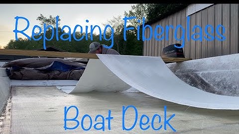 Installing New Fiberglass Boat Deck!! [[Carolina Skiff Rebuild Part 9]]