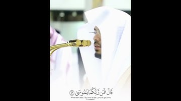 قرآن الكريم بصوت ياسر الدوسري 😊🖤 اجمل حالات واتس اب دينية سورة طه 🎧 تلاوة خاشعة مبكية 🥺