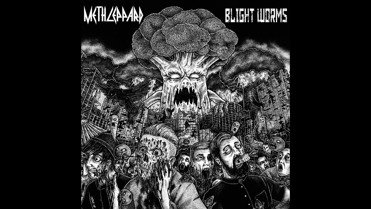 Meth Leppard/Blight Worms split 7" (2019) (Grindcore) (Meth Leppard)