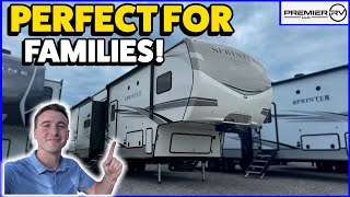 Fifth Wheel for BIG FAMILIES NEW Keystone Sprinter 35BH Bunkhouse RV Review