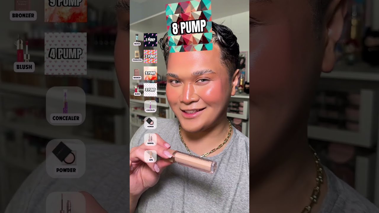 Tiktok Filter Chooses How Many Pumps Of Makeup AGAIN Sean Anthony