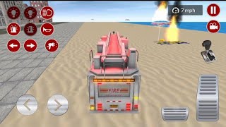 REAL FIRE TRUCK DRIVING MISION screenshot 1