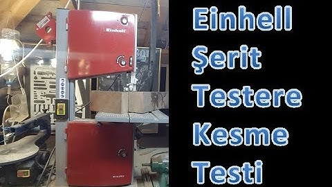 EINHELL RT-SB 250 U BAND SAW CUTTING TEST