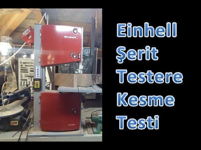 EINHELL RT-SB 250 U BAND SAW CUTTING TEST - YouTube