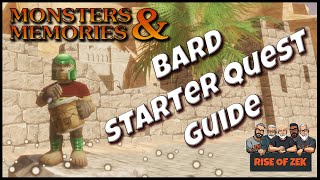 Monsters & Memories - Bard Class Quest - FULL WALK THROUGH screenshot 4