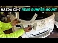 MAZDA CX-7 REAR BUMPER MOUNT REMOVAL REPLACEMENT CX7