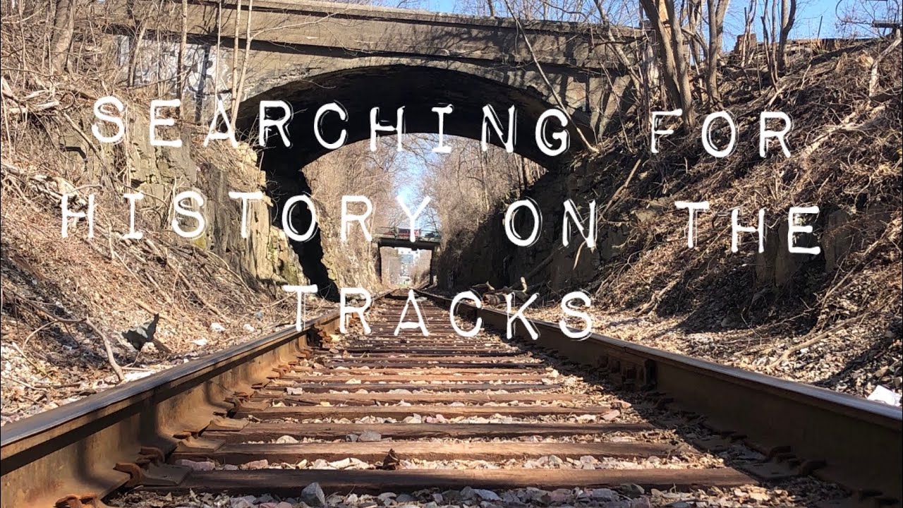 Hiking along the tracks to find old things