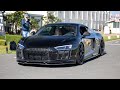 Audi R8 V10 Plus with Remus Exhaust - LOUD Accelerations, Downshifts &amp; Revs !