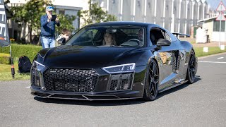Audi R8 V10 Plus with Remus Exhaust - LOUD Accelerations, Downshifts & Revs !