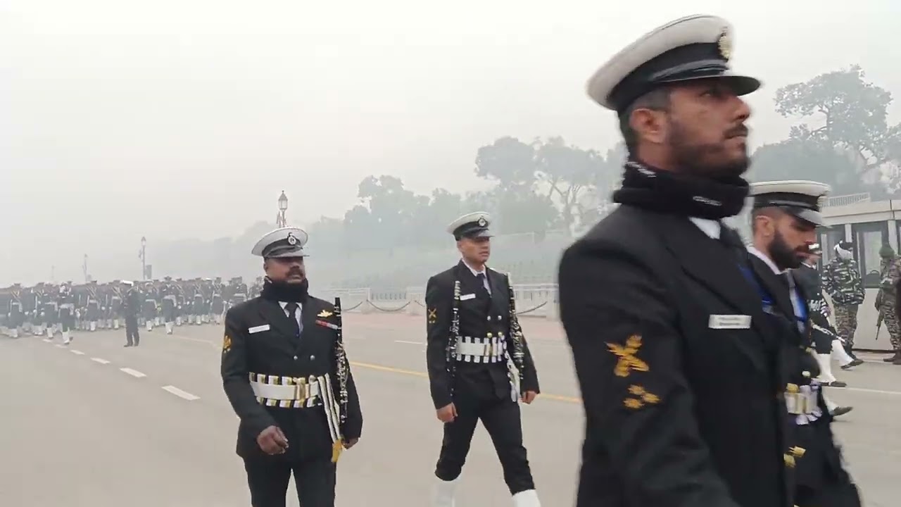indian coast guard marching band ⚔️ 2025 Republic Day Rehersal.