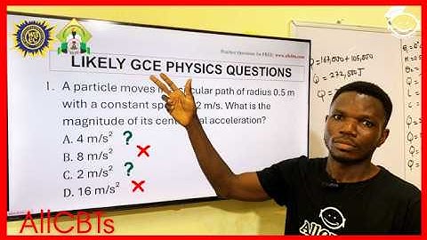 99% Likely GCE 2025 Physics Questions & Answers | WAEC/NECO Past Questions Solved