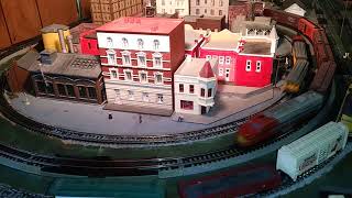 Delmarva Model Railroad club small N scale layout Jan. 2022 video by Danny b.