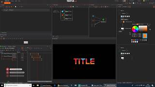 2D liquid text reveal in Ventuz
