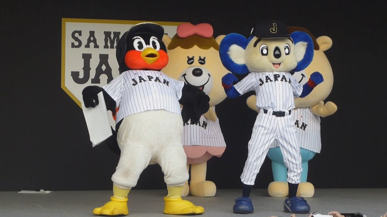 '16.03.05 ドアラ先生、つば九郎たちによる侍ジャパン ステージイベント