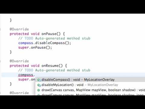 Android Application Development Tutorial   135   Compass and Map Controller   YouTube