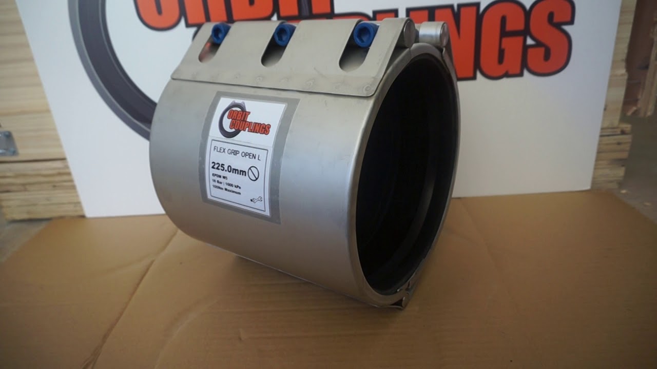 225.0mm Flex Grip Open L | Orbit Couplings