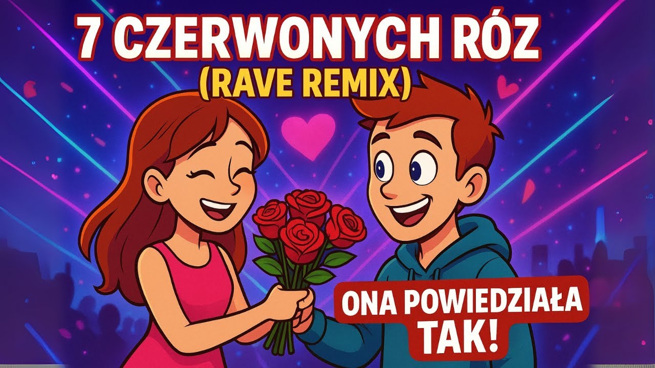 🌹 7 Czerwonych Róż (Rave Remix) – Ona powiedziała TAK! 💍✨