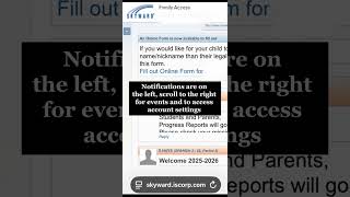 Set Up Skyward Alerts