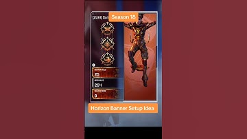 Horizon Apexlegends Season 18 Banner Setup #apexlegend #fypシ #apex #apexhorizon