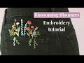 Embroidered clothing blossoming bloomers