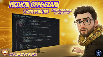 Python OPPE Exam PYQ Full Explanation | IIT Madras BS Data Science | Must Watch Before OPPE