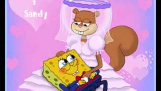 Video thumbnail of "Spongebob and Sandy- Everytime we touch"