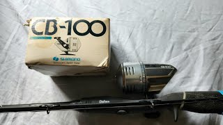 vintage Shimano cb100 spincast reel - YouTube