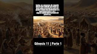 Título: O projeto que DESAFIOU o céu! 🏗️☁️ (Gênesis 11 - Parte 1) #jesus #deus