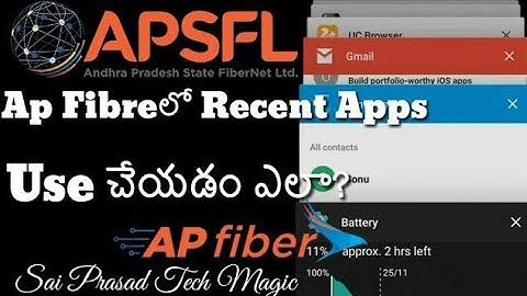 How to get frequent apps in Es File Explorer Ap Fibre or Apsfl in Telugu by Sai Prasad