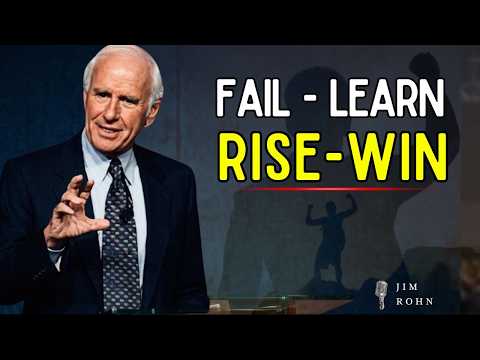 FAIL, LEARN, RISE, WIN || Jim Rohn Motivational
