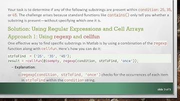 Find the Substring in a String with Matlab
