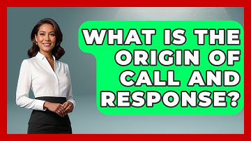What Is The Origin Of Call And Response? - Jazz Music Legends