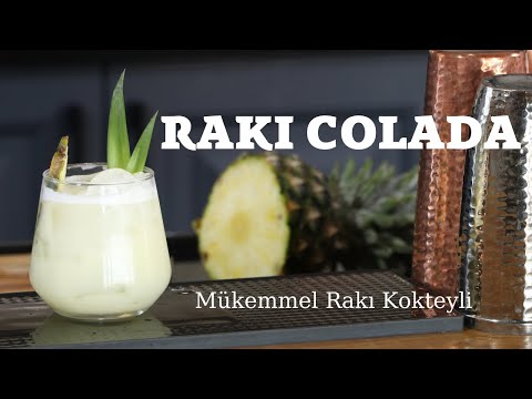 RAKI COLADA (Mükemmel rakı kokteyli)