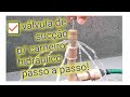 como fazer válvula de sucção para carneiro hidráulico​ - didático