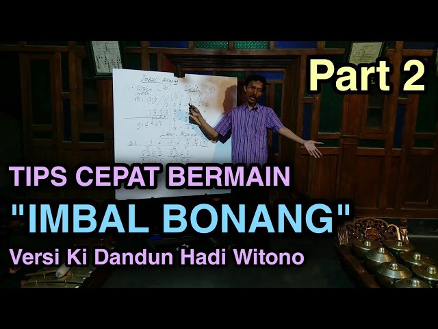 Tutorial Bermain IMBAL BONANG (Bonang Barung)// Dijamin Cepat Bisa!!! [PART 2] #imbal wutuh class=